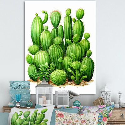 Cactus vert, désert I