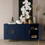 Armoire de rangement moderne à 4 portes en bois laqué moderne pour le salon, le vestibule, le couloir, le bureau, la cuisine et la salle à manger