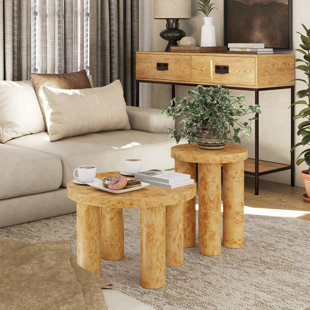 Ensemble de 2 tables basses Farmhouse