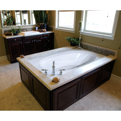 Ovation 66'' x 42'' Soaking Acrylic Bathtub