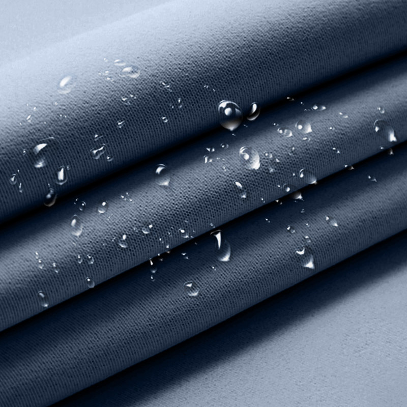 Outdoor Patio Curtains Waterproof - Darkening Thermal Insulated Curtains For Porch, Pergola, Cabana - Sunproof Blackout Drapes With Rust Proof Grommets, Set Of 2 Panels,Navy