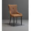 Chaise de salle à manger moderne et simple en cuir ultra fin