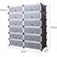 24 Pair Stackable Shoe Storage Box-2047281388