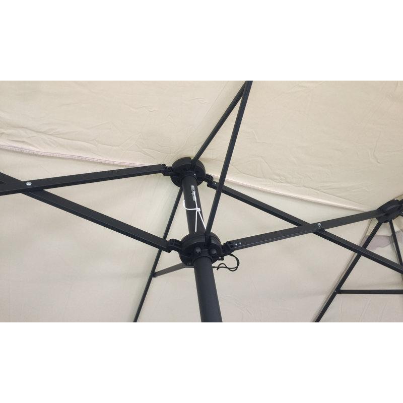 Parasol de marché 15 pi Helzer, Beige