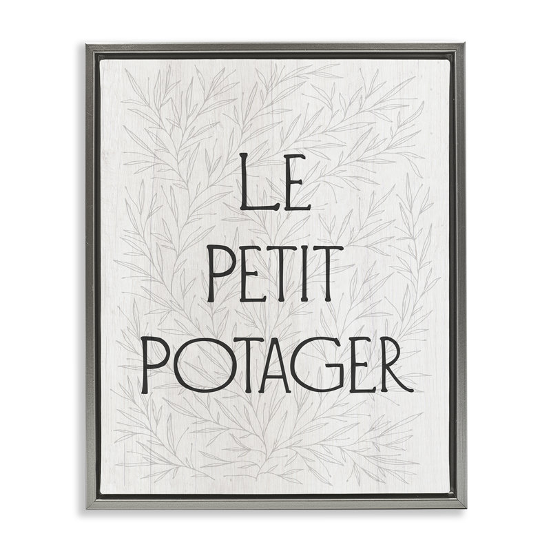  «Little Légume Garden» par Daphne Polselli, Gris, H 21 po x l 17 po