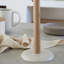 Pacifica Stoneware/Wood Free-Standing Paper Towel Holder-157919542