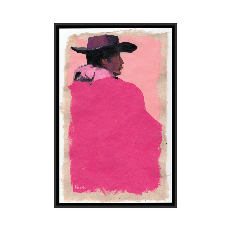 Print, 152.4 cm H x 101.6 cm W x 4.445 cm D, Black