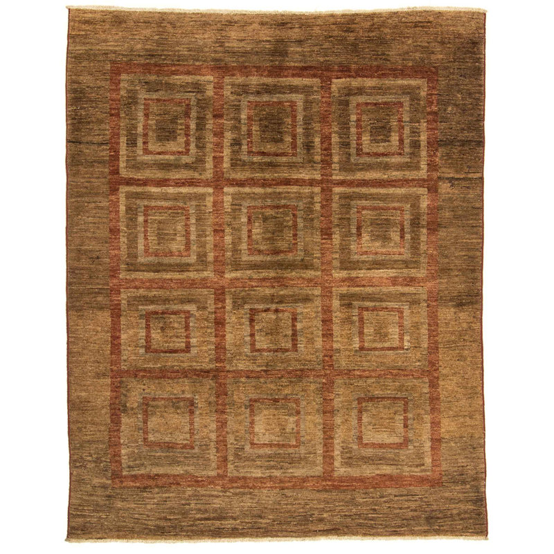 Geometric Hand Woven 168cm X 211cm Area Rug