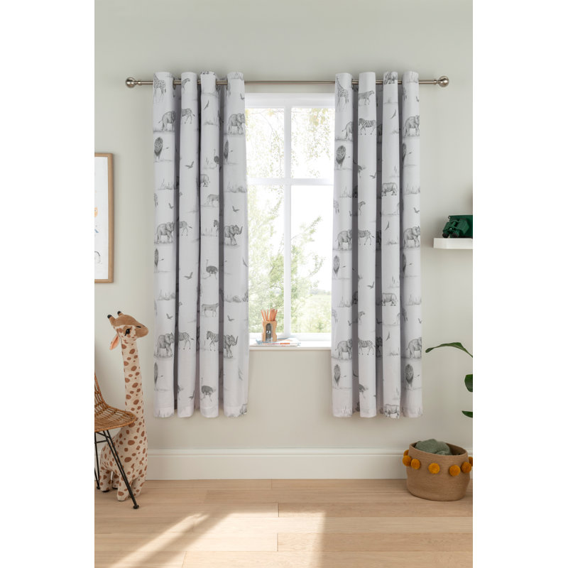 Zambezi Eyelet Blackout Sliding Panel Curtains, W 167  x D 182  cm