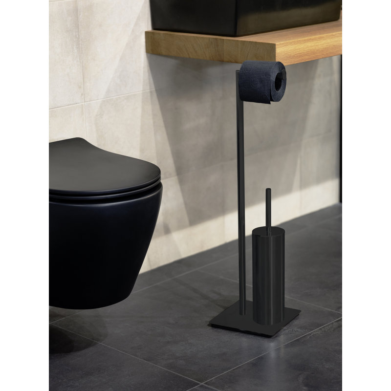 Hermantown Freestanding Toilet Brush & Holder