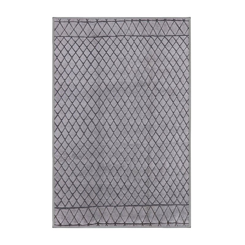 Tapis oriental gris Braysham, Rectangle 4 pi x 6 pi
