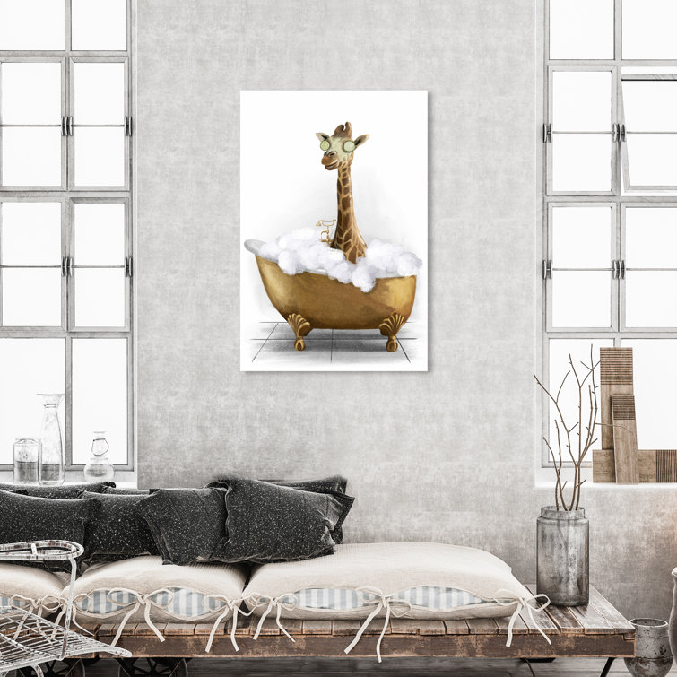 Louis Vuitton Giraffe Fashion Animal Pop Art Glam Modern Wall Art