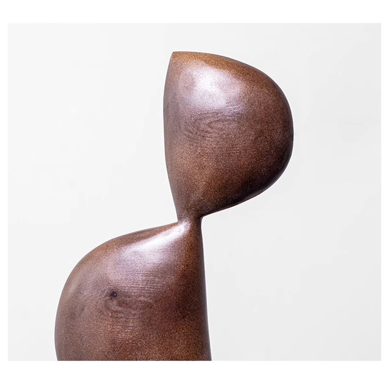 Ornement de sculpture en bois massif