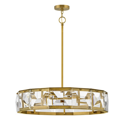 Lustre tambour unique à 1 lumière Jolie
