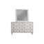 Commode double 6 tiroirs avec miroir Klinger