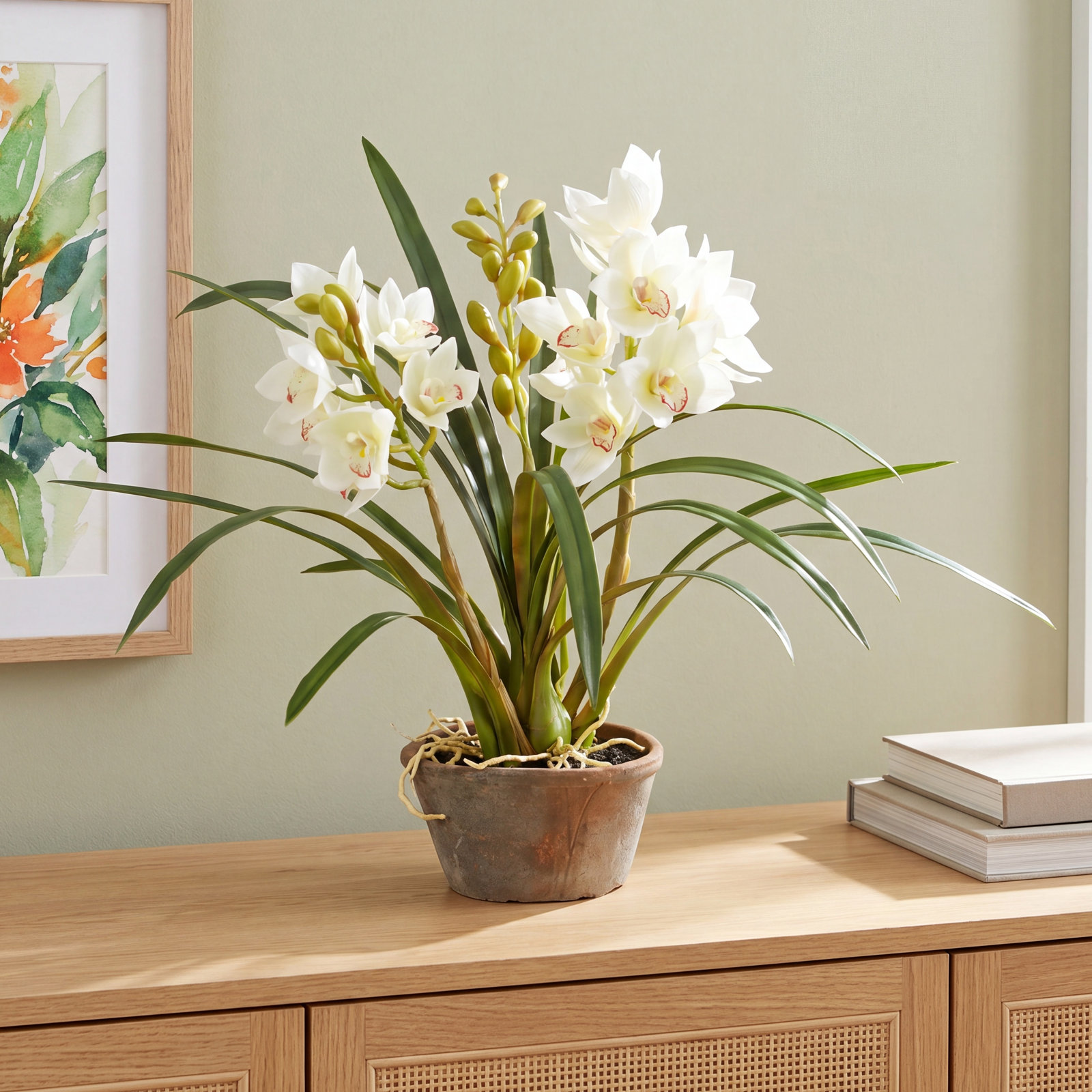Orchid Floral Arrangement, White