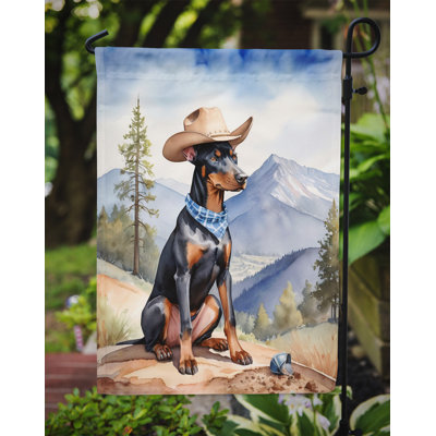 Drapeau Cowboy Welcome Garden