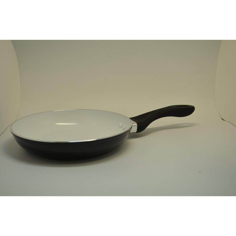 Ceramic Non-Stick Frying Pan Set, Black