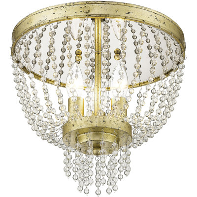 Cearra Crystal Flush Mount