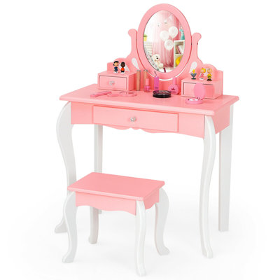 McMillian Kids Vanity Set with Mirror