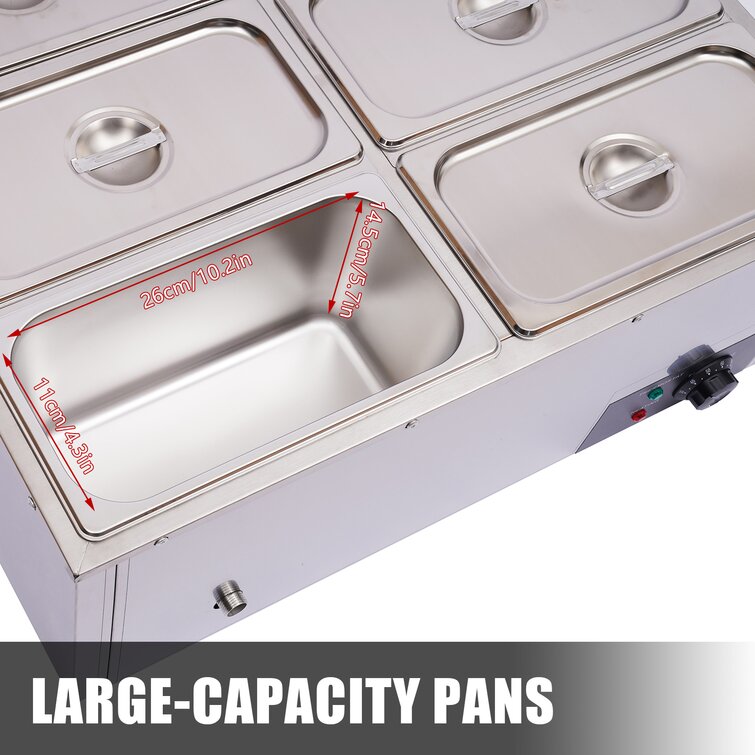 Prep & Savour Stainless Steel Warmers, Heaters, Burners And Servers