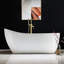 Baignoire de trempage autoportante en acrylique avec drain réversible 67 po. X 28 po.-50517495