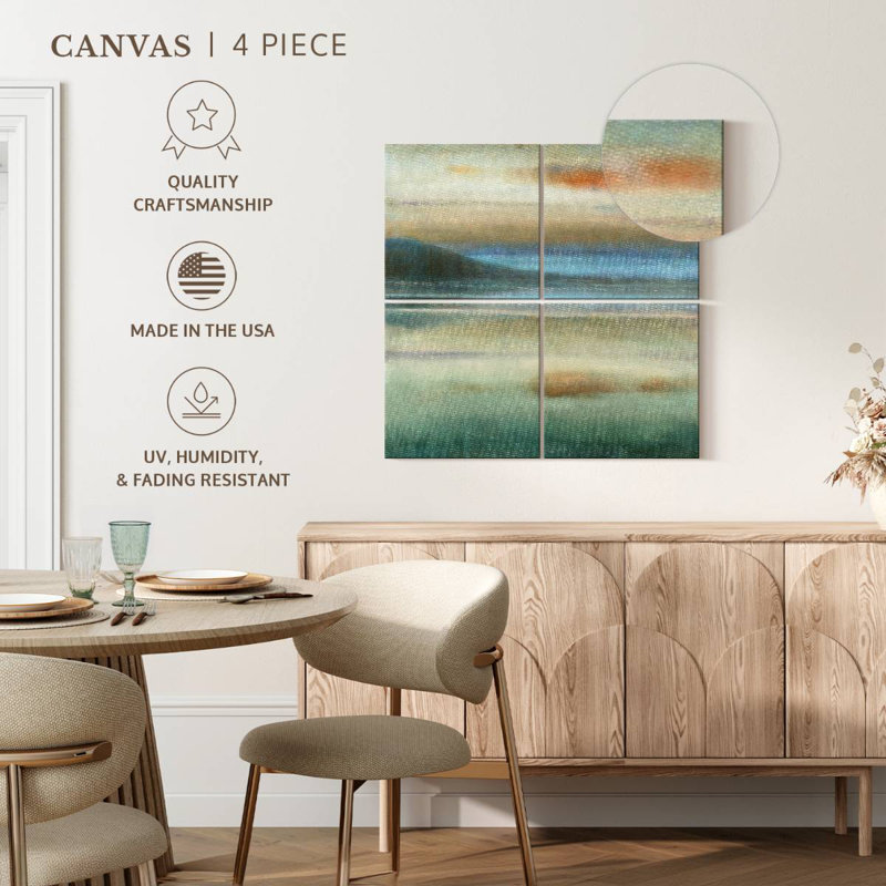 Coastal Sunset Avery, 57" H x 57" W