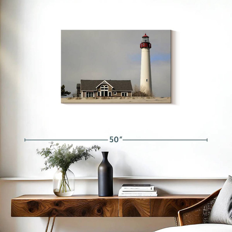 Cape may lighthouse Aletra, H 20 po x l 30 po