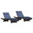 Outdoor Chaise Lounge Set , Cushion Included-764219024-680098034-680098036