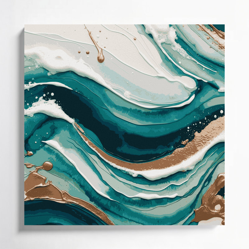 Art mural sur toile Coastal Coastal, H 32 po x l 32 po