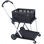 Chariot utilitaire pliable Chariots utilitaires pliables multi-usage à 2 niveaux avec paniers Carrito Para Supermercado Con Ruedas