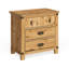 Transitional Bedside Cabinet With Weathered Texture And Charging Contemporary Table Metal Glide Plug