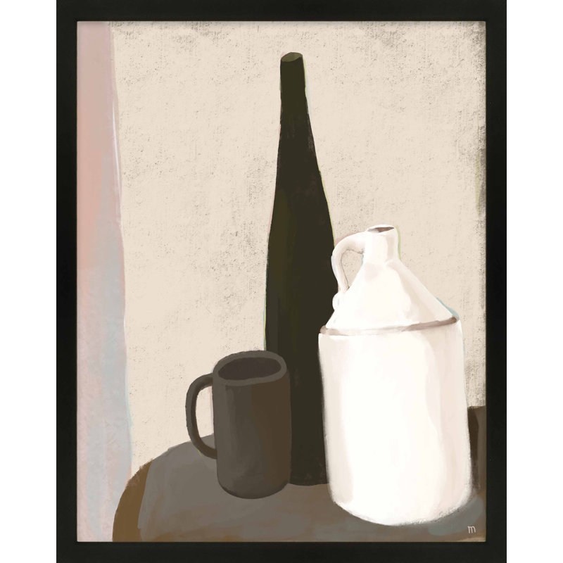 Still Life by Marco Marella for Studio M - Framed Wall Art, Black Single Structure Framed Paper, 50" H x 40" W x 1.25" D
