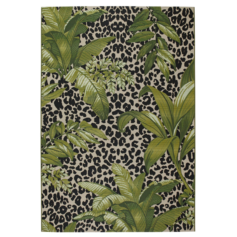 Ananke Block Print Area Rug, Rectangle 200 x 285cm