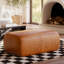 Repose-pieds en cuir italien Denver-1248597473
