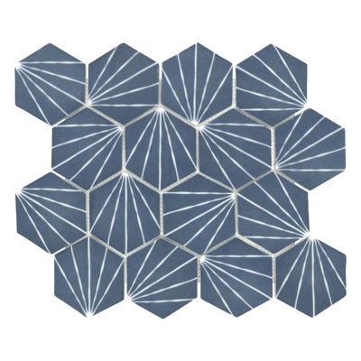 Carrelage mosaïque mural 11,8 po x 10,2 po Art Deco