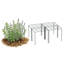 Piquets de soutien pour plantes de jardin en métal Grid Style