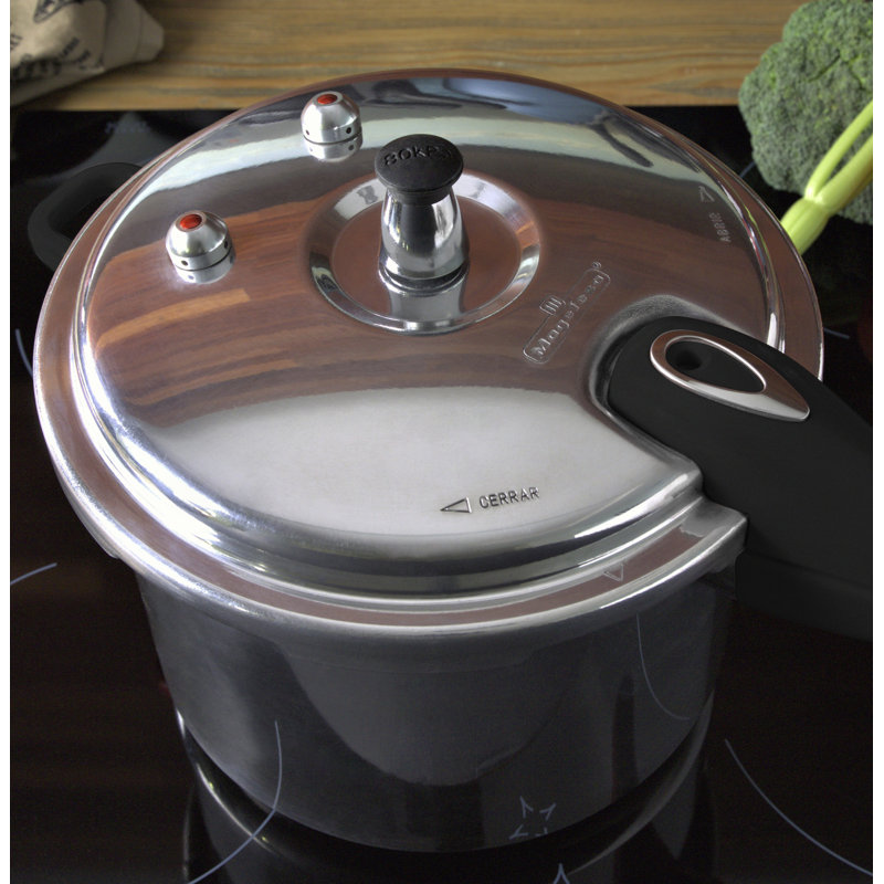 Autocuiseur en aluminium de 6,2 pintes Magefesa Avant, compatible avec les cuisinières à gaz, électriques et en céramique