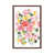 Classic Brown Wood Floater Framed