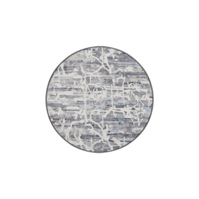Machine Washable Gray Area Rug