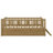 Wood Twin Size Platform Bed with Guardrail and Trundle, Walnut-182085362