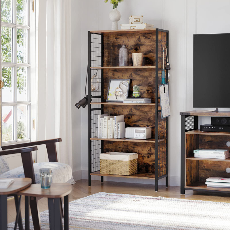 Glisson 155cm H x 74cm W Steel Standard Bookcase