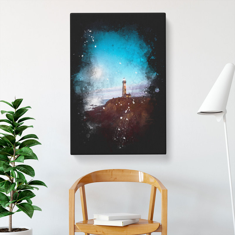 Pigeon Point Lighthouse - Wrapped Canvas Painting, 60cm H x 40cm W x 3cm D