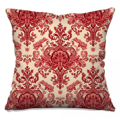 Coussins décoratifs Red Damask