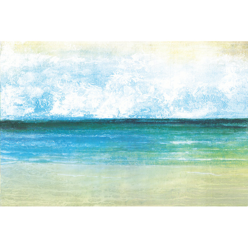 Sparkle Ocean - Wrapped Canvas Painting, 20cm H x 30cm W x 3.8cm D