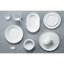 Staub Ceramic Dinnerware 4-Pc 6-Inch Appetizer Plate Set - White Truffle-104235044