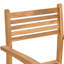 6 - Person Wood Patio Dining Set with Rectangular Table