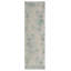 Tedesco Abstract Area Rug in Ivory/Blue-1961368907