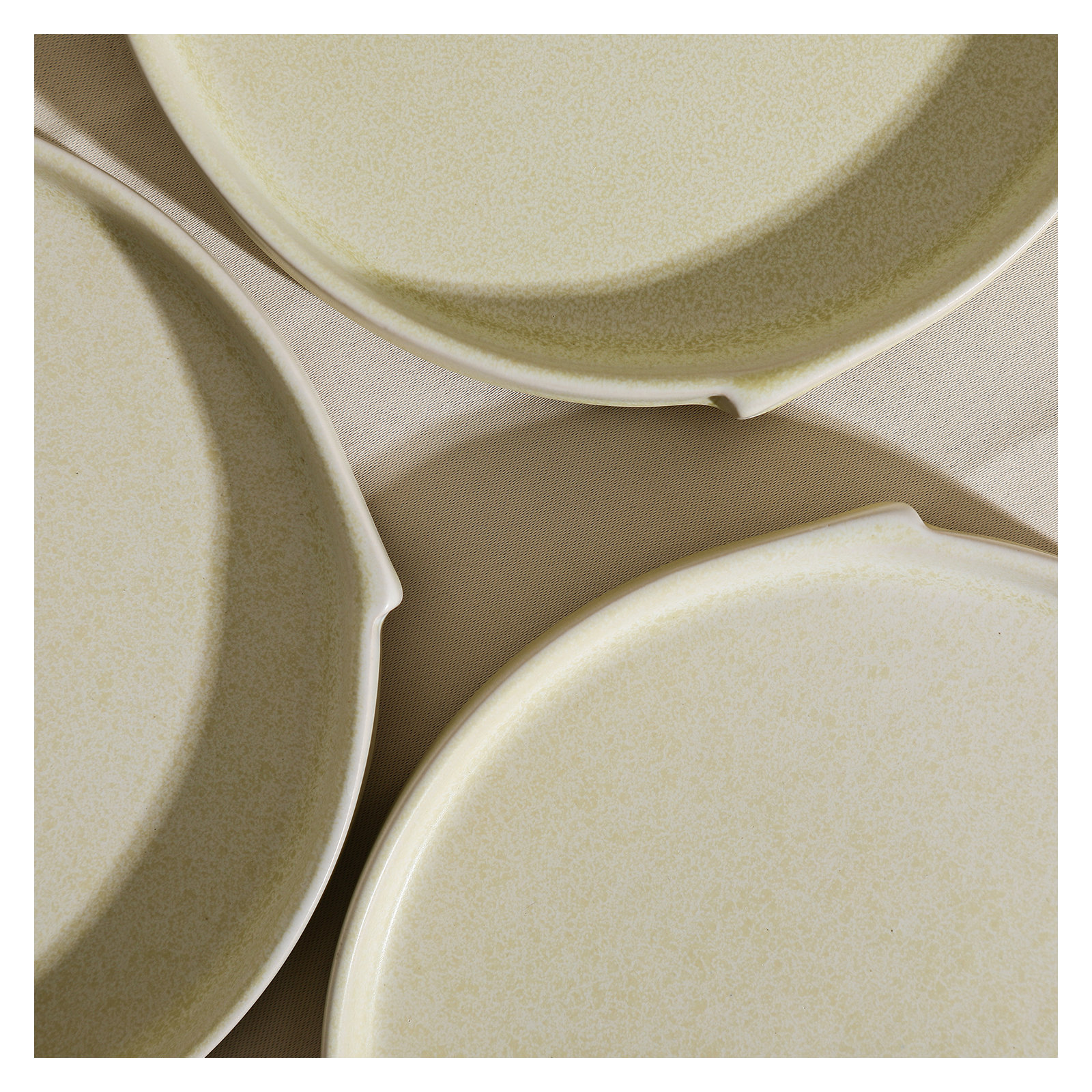 Stone Lain Bao 4-Piece Dinner Plate Set Stoneware, Beige
