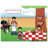 Personalized Family Backyard Barbeque Single Dad 2 boys Small Spinning Key Chain-106753926